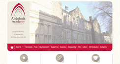 Desktop Screenshot of andalusiaacademy.org.uk