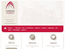 Tablet Screenshot of andalusiaacademy.org.uk